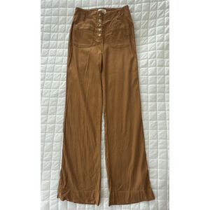 Anthropologie Brown Wide Leg Pants